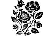 Elegant Floral Silhouette Set, an Object Graphic by Creativeshirt (Thumbnail 4 of 13)