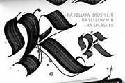 Flat Lettering Brushes. Procreate, a Brush Add-On by Diacritics (Thumbnail 7 of 8)