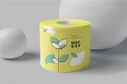 Toilet Paper Mockups, an Advertising Mockup by megostudi0 (Thumbnail 4 of 7)
