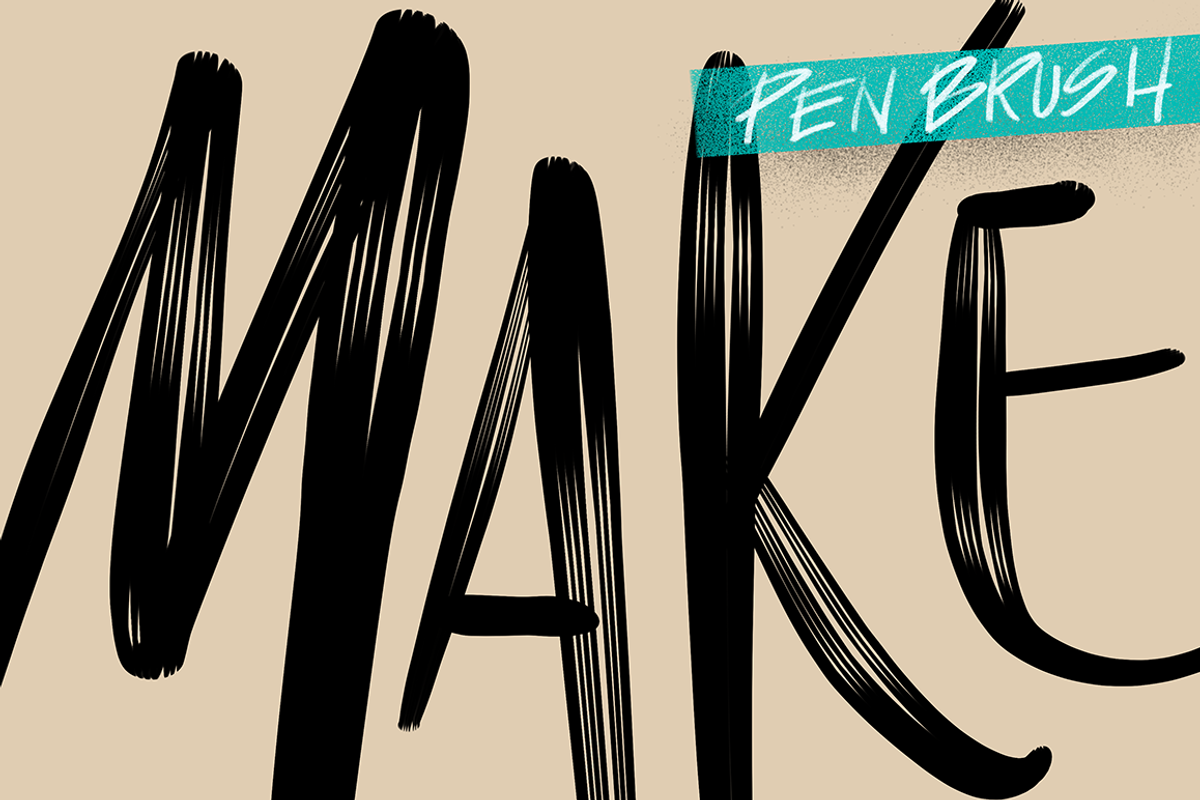 Skid Procreate lettering brushes, a Brush Add-On by YokoBlue (Photo 5 of 16)
