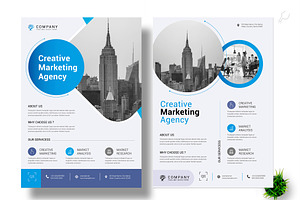 Corporate Business Flyers Template, a Flyer Template by PixWork