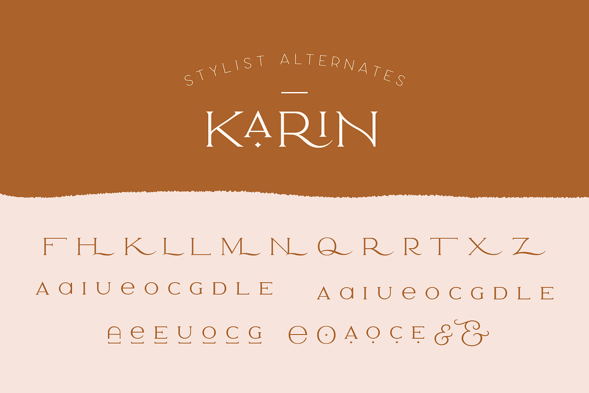 Elegant Karin - Stylish Typeface, a Serif Font by Kaligra.co (Photo 26 of 28)