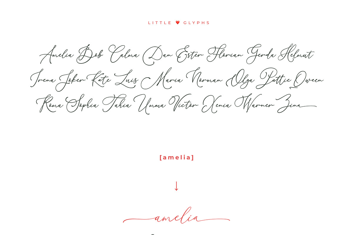 Little Love - for Templett & Corjl, a Script Font by Blessed Print (Photo 11 of 25)