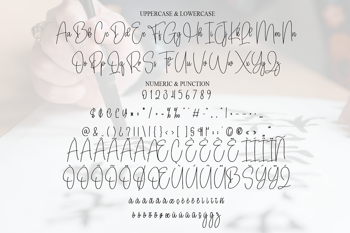 Happy Calligraphy | Script Font, a Handwritten Font by Scratchones (Photo 7 of 8)