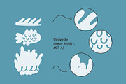 200+ OCEAN CLIPARTS - HAND DRAWN, a Seasonal Illustration by JuDesign (Thumbnail 22 of 23)