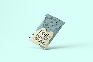 Foil Packaging Mockup - 8 Views