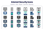 500 Internet Security Vector Icons, an Outline Icon by Juicy Icons (Thumbnail 5 of 5)