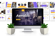 Aerobic - GYM Powerpoint, a Presentation Template by Deepslide Studio (Thumbnail 5 of 6)