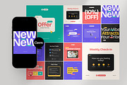 Versa Bold Social Pack – Canva, a Social Media Template by Lunaria (Thumbnail 1 of 8)
