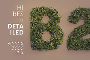 Grass Bold - 3D Lettering