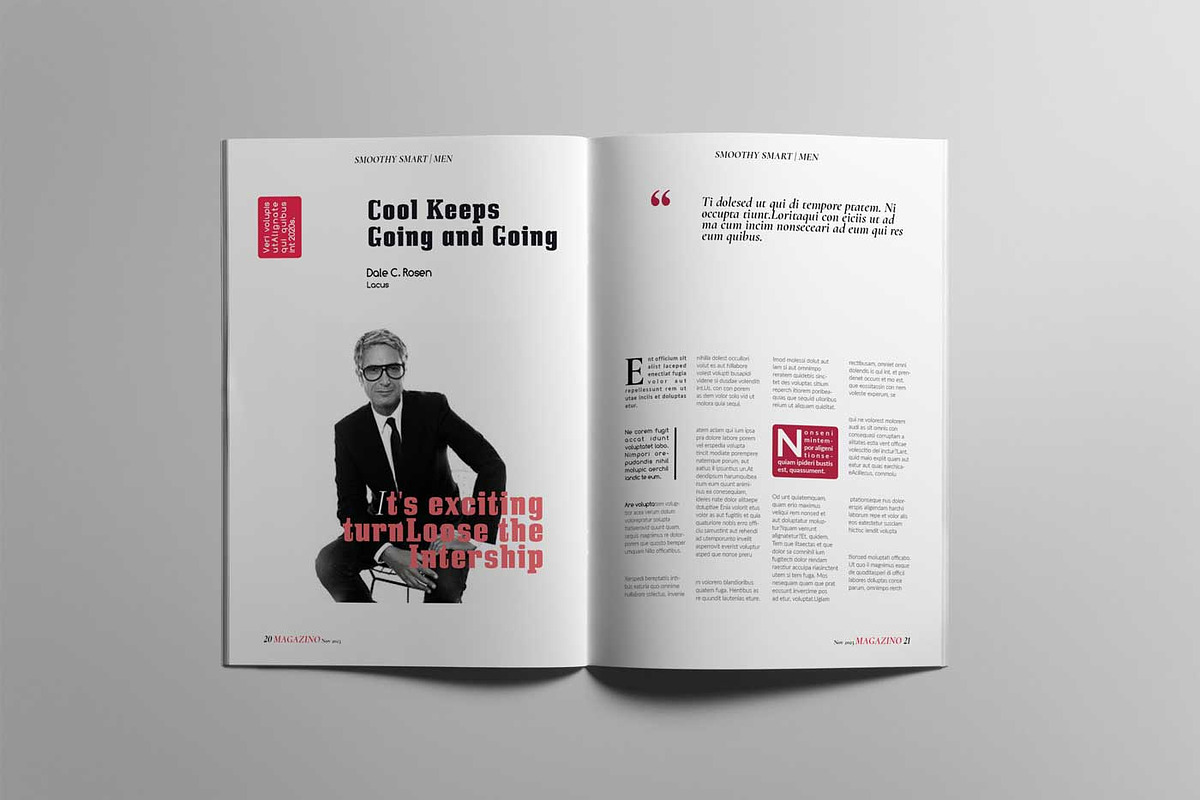 The Best Magazine Layout Design, a Magazine Template by Swayang (Photo 10 of 21)