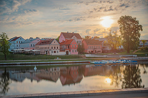Minsk city center on a spring morning, a Photo by Pictures for you!!!!!!!!!