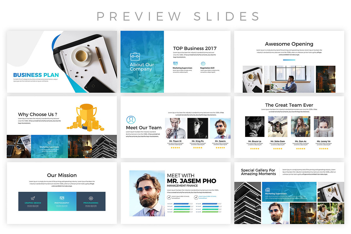 Business Plan Presentation Template, a Presentation Template by Digitcase x Wealthwells (Photo 2 of 4)