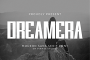 Dreamera - Modern Sans Serif, a Sans Serif Font by Pian45 Studio (Thumbnail 1 of 8)