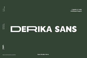 Derika Sans - Sans Serif Font