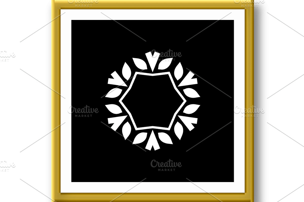 Flower ornament, logo, symbol, a Decorative Illustration by RODINA (Photo 2 of 3)