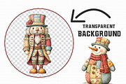 Patchwork Christmas Clipart Bundle P, an Illustration by Libby Wishes (Thumbnail 6 of 7)