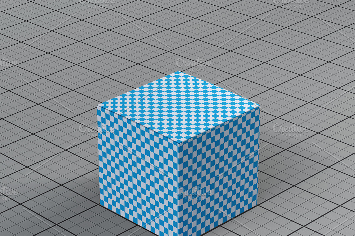 Square Box Mockup, a Cups & Container Mockup by desgiant (Photo 11 of 11)