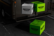 Shipping Cardboard Box Mockup, a Product Mockup by Mockupnine (Thumbnail 4 of 7)