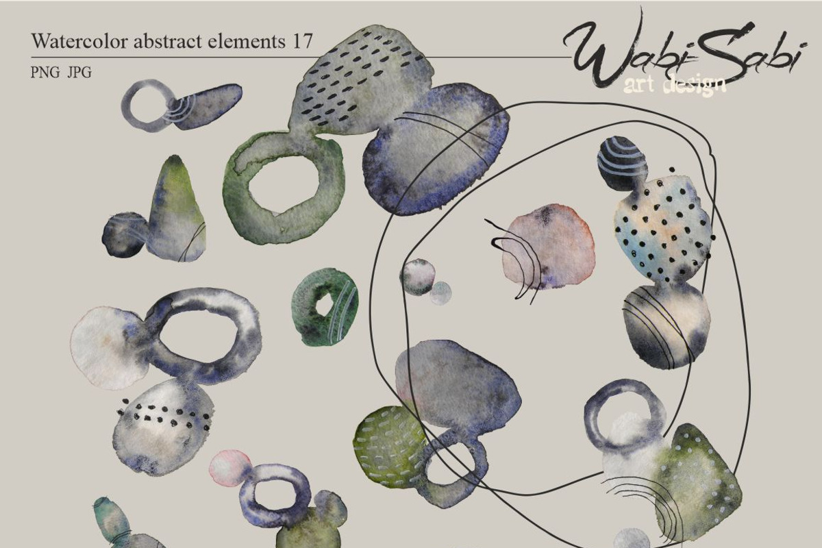 Wabi-Sabi Art Design, an Object Graphic by Collection by VY (Photo 4 of 9)