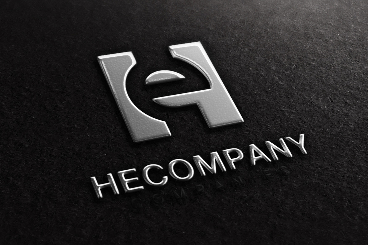 H E Logo, a Branding & Logo Template by CAIRON CREATIVESTUDIO (Photo 5 of 5)