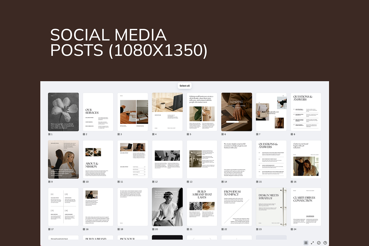 60 Luxury Social Media Templates, a Social Media Template by AnaGrids (Photo 6 of 11)