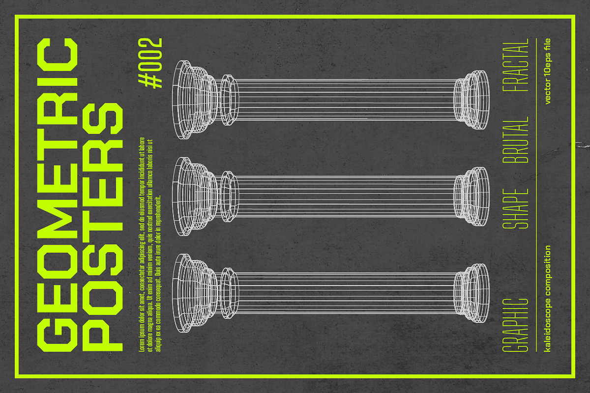 3D Wireframe Shapes | set 2, an Object Graphic by MaximGertsen (Photo 7 of 7)
