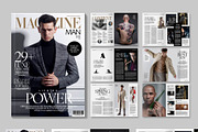 Men's Fashion Magazine Template, a Magazine Template by BrandPacks (Thumbnail 1 of 6)