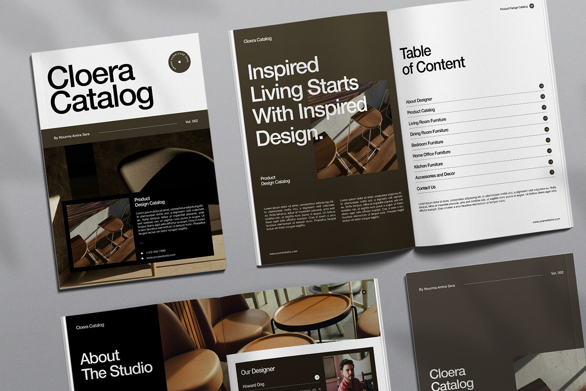 Furniture Product Design Catalog, a Magazine Template by Portocraft (Photo 5 of 6)