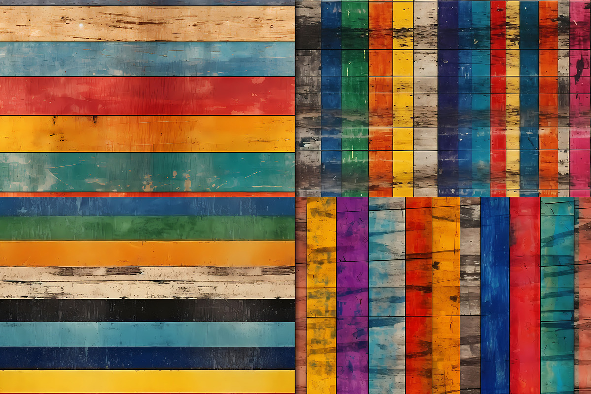 20 Seamless Grunge Stripes Patterns, a Pattern Graphic by Nordic Design (Photo 9 of 9)
