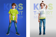 Mixed Kids T Shirt Mockups Vol3, a Shirt Mockup by Hi, Mock-Up! (Thumbnail 4 of 15)