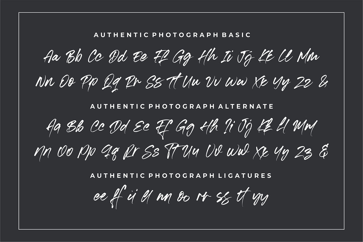 Authentic Photograph, a Script Font by azetypestudios.com (Photo 8 of 10)
