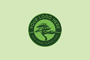 Bonsai Tree Logo Template, a Branding & Logo Template by MerdeneDesignStudio (Thumbnail 2 of 4)