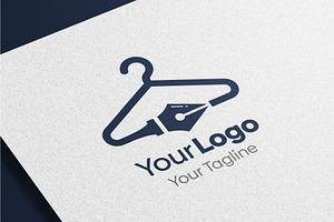 Writer Fashion Logo Template
