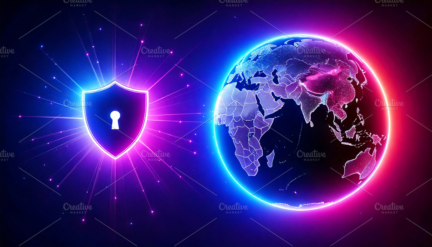 Security Shield Global Technology, a Technology Photo by Design_Planet