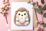 Valentine Animals Clipart PNG, an Illustration by SinaCreation (Thumbnail 6 of 11)