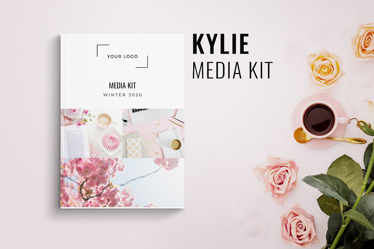 Kylie CANVA Media Kit, a Magazine Template by Gillian Sarah (Photo 6 of 10)