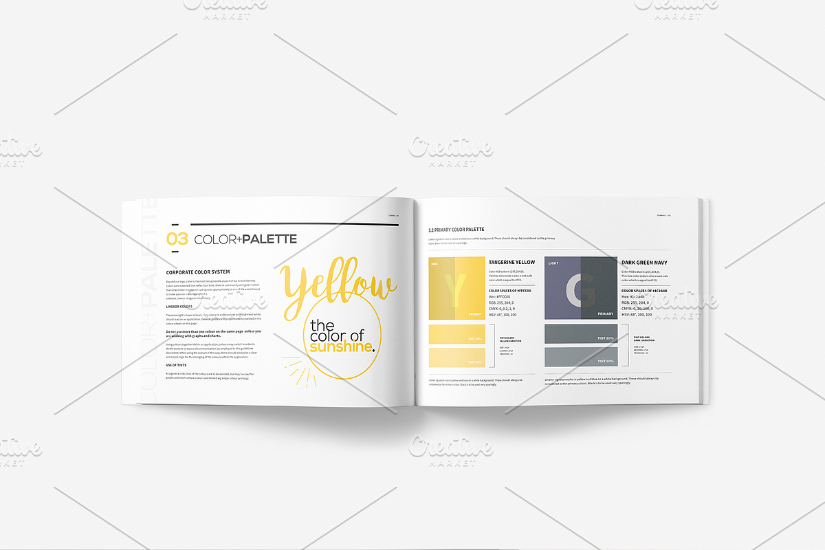 Brand Manual 28 Pages A4 / US Letter, a Brochure Template by Mastergfx (Photo 12 of 21)