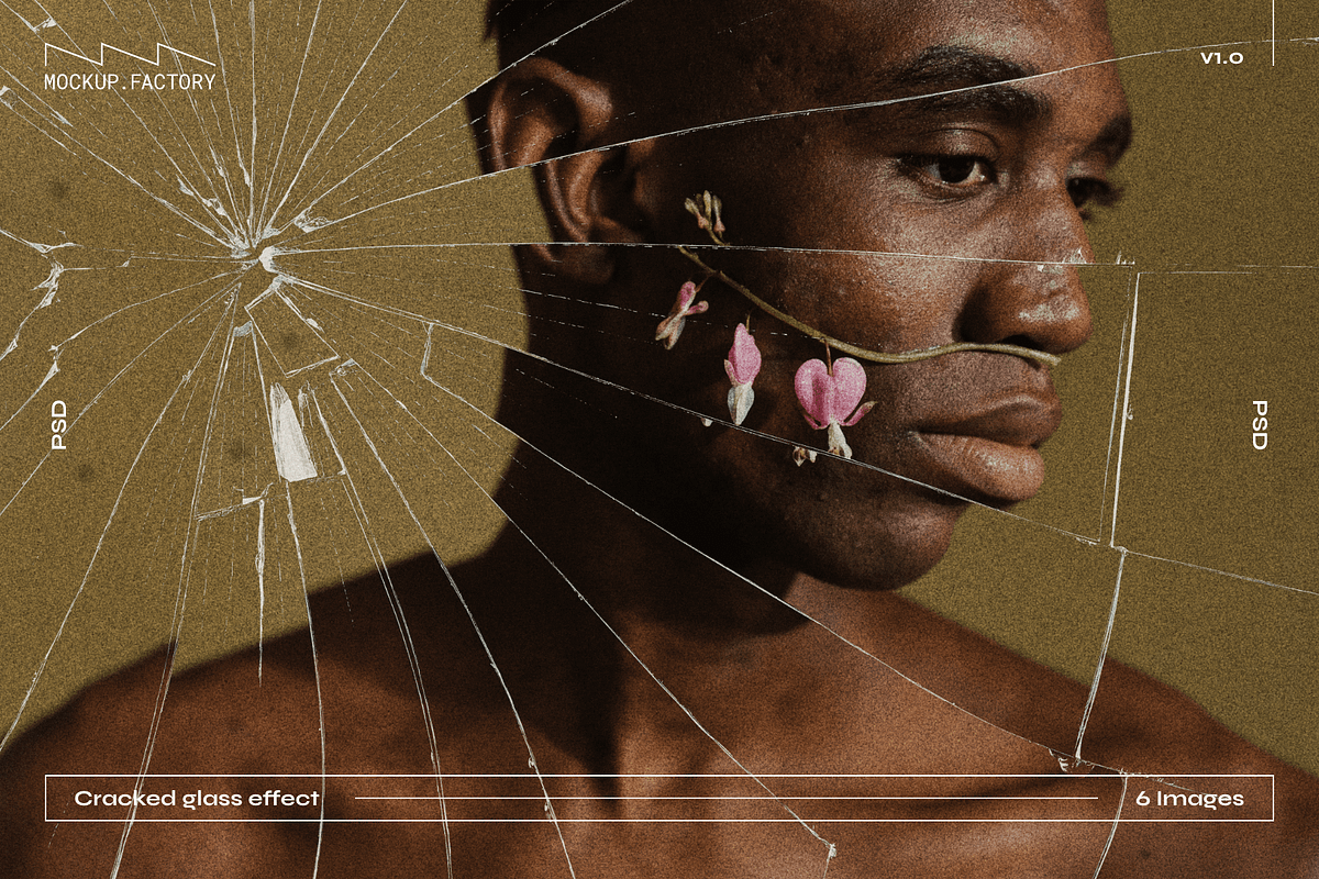 Cracked | Broken Glass Effect, an Object Graphic by Mockup.Factory (Photo 4 of 6)