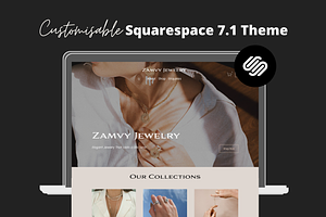 Jewellery Squarespace Template 7.1