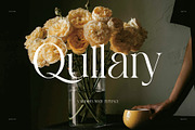 Qullary Modern Serif Typeface, a Serif Font by Alfinart (Thumbnail 1 of 8)