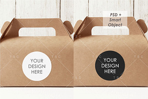 Favor Box / Sticker Mockup Bundle