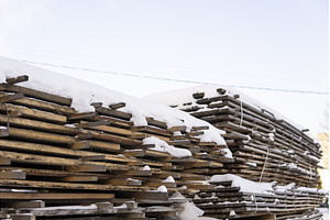 Wood planks and boards forming large, an Architecture Photo by volodymyrshtun13795