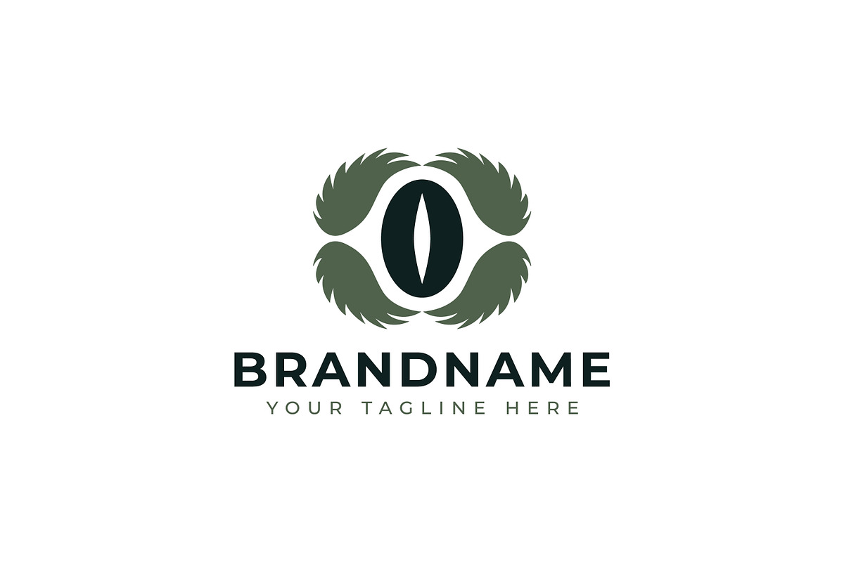 Letter O Reptile Eye Logo, a Branding & Logo Template by Pray Art Design Studio