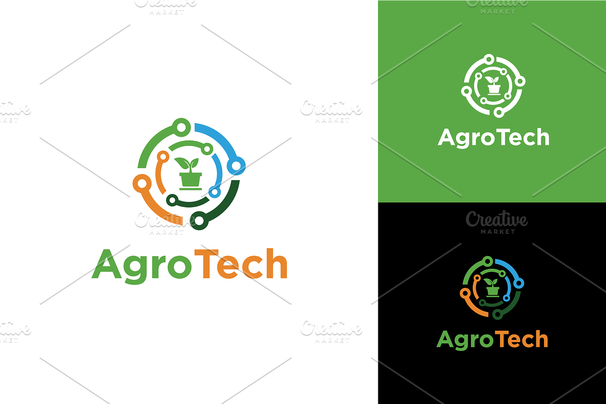 Agro Tech Logo Modern, a Branding & Logo Template by zaqilogo