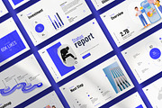 Project Status Report Presentation, a Presentation Template by KreateTribe (Thumbnail 1 of 6)