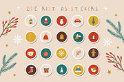 Christmas Clipart Collection, an Illustration by JuliyArt (Thumbnail 3 of 7)