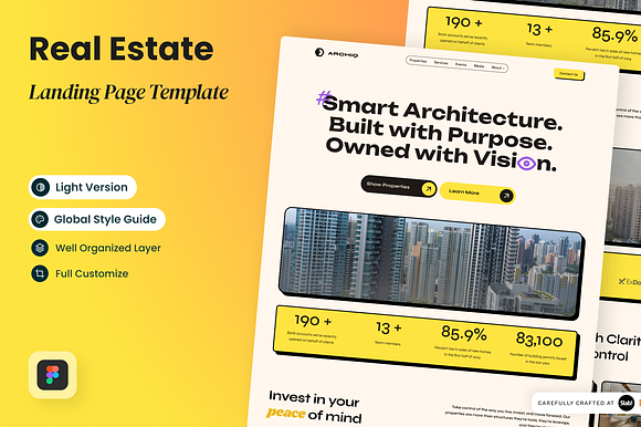 Archiq - Real Estate Landing Page preview 5