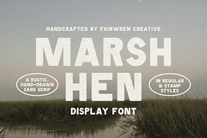 Marsh Hen Fonts