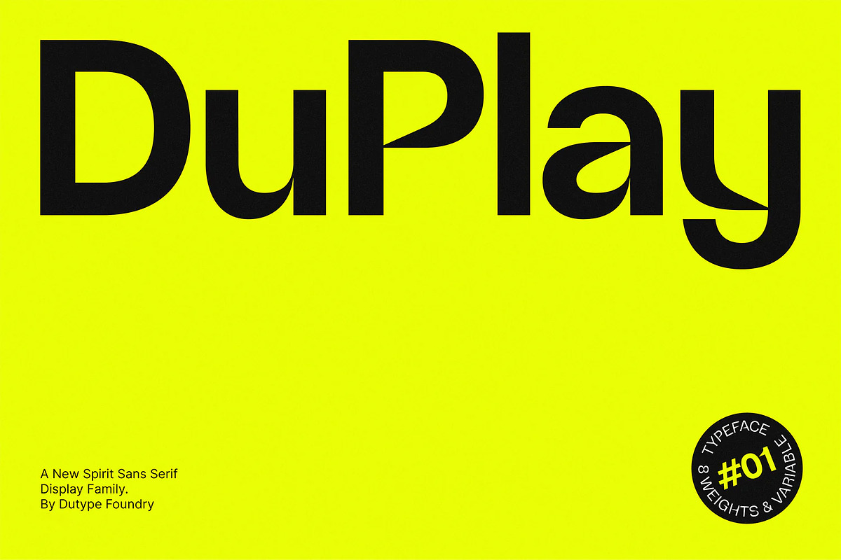DuPlay, a Sans Serif Font by DKType Foundry (Photo 1 of 15)
